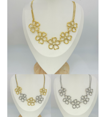 Collares acero Dorado...