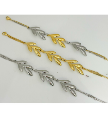 Pulseras brazaletes acero...