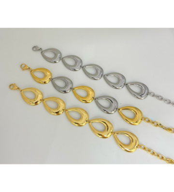 Pulseras brazaletes acero...