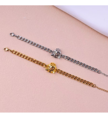 Pulseras brazaletes acero...