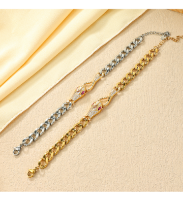 Pulseras brazaletes acero...