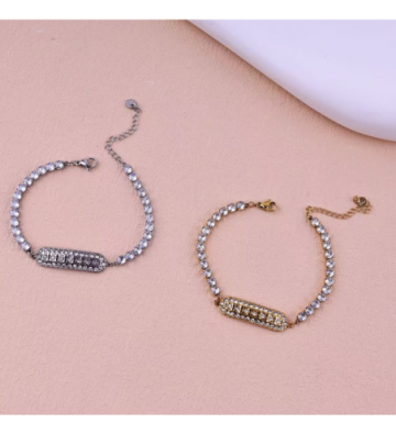 Pulseras brazaletes acero...