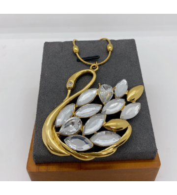 Collares acero Dorado...