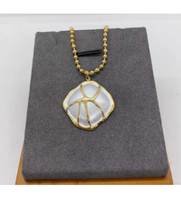 Collares acero Dorado...