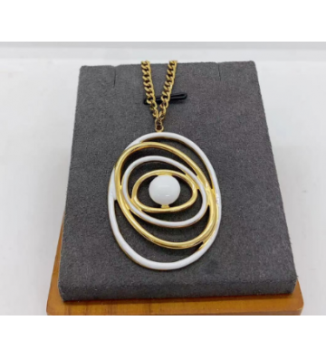 Collares acero Dorado...