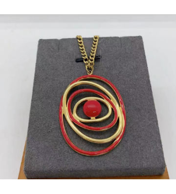 Collares acero Dorado...