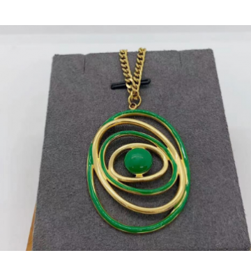 Collares acero Dorado...