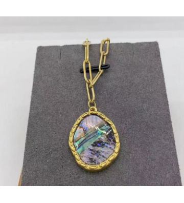 Collares acero Dorado...