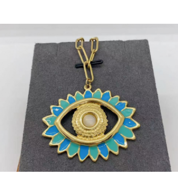 Collares acero Dorado...