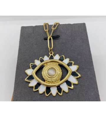 Collares acero Dorado...