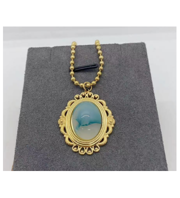 Collares acero Dorado...