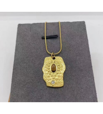 Collares acero Dorado...