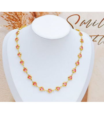 Collares acero Dorado...