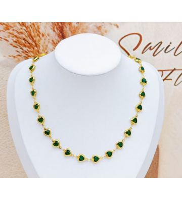 Collares acero Dorado...