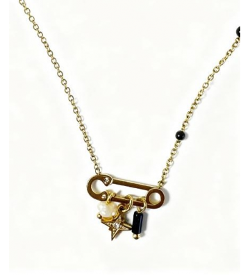 Collares acero Dorado...