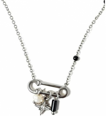 Collares acero Plateado...