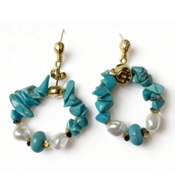 Pendientes acero Dorado...