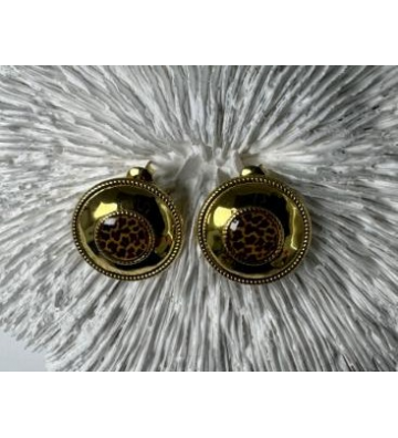 Pendientes acero Dorado...