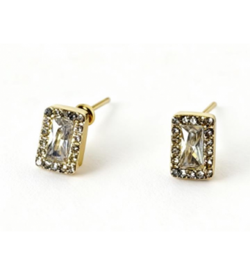 Pendientes acero Dorado...