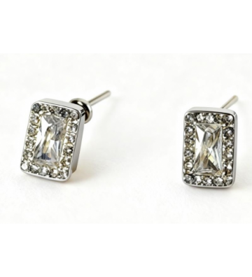 Pendientes acero Plateado...