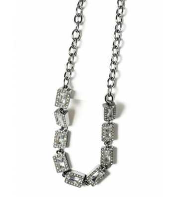 Collares acero Plateado...