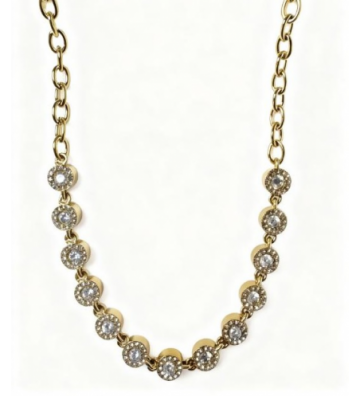 Collares acero Dorado...