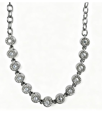 Collares acero Plateado...