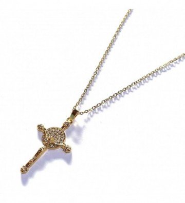 Collares acero Dorado