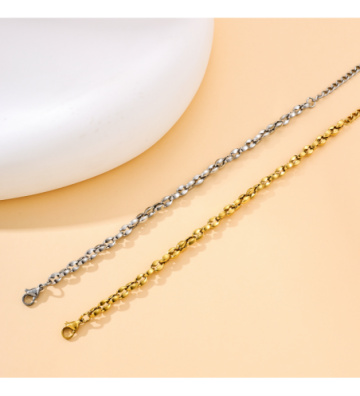 Pulseras brazaletes acero...