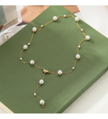 Collares acero Dorado...