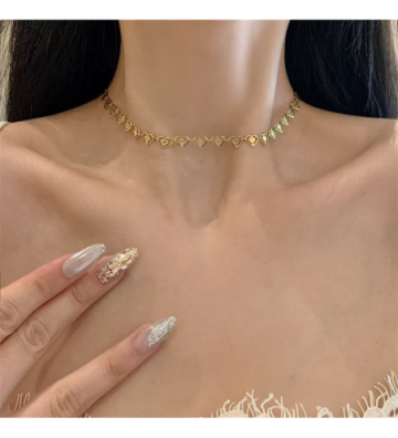 Collares acero Dorado...