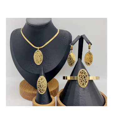 Collares acero Dorado...