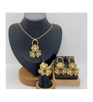 Pendientes acero Dorado...