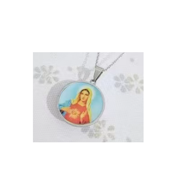 Collares acero Plateado...