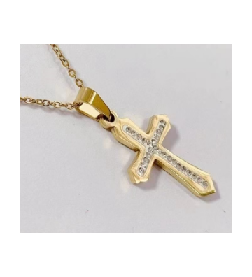 Collares acero Dorado...