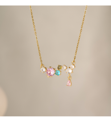 Collares acero Dorado...