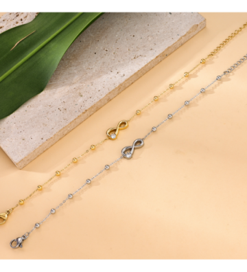 Pulseras brazaletes acero...