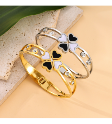 Pulseras brazaletes acero...