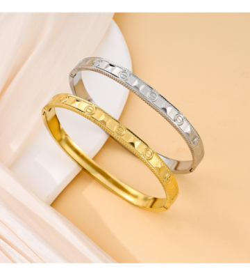 Pulseras brazaletes acero...