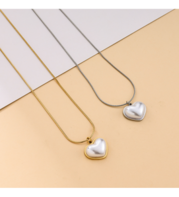 Collares acero Plateado...