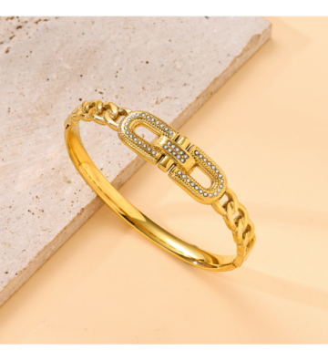 Pulseras brazaletes acero...