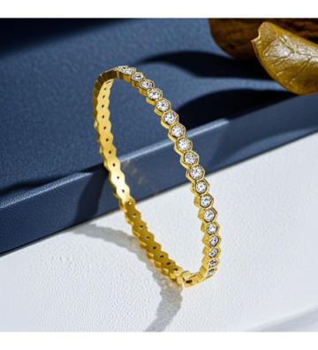 Pulseras brazaletes acero...