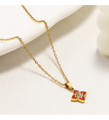 Collares acero Dorado...