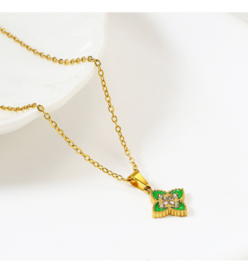 Collares acero Dorado...