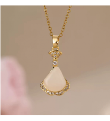 Collares acero Dorado...