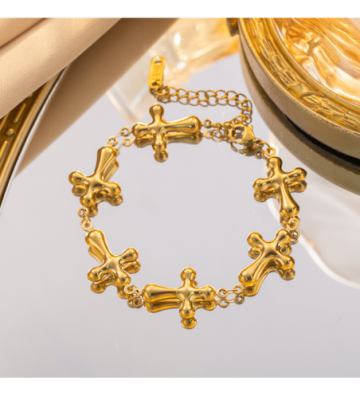 Pulseras brazaletes acero...