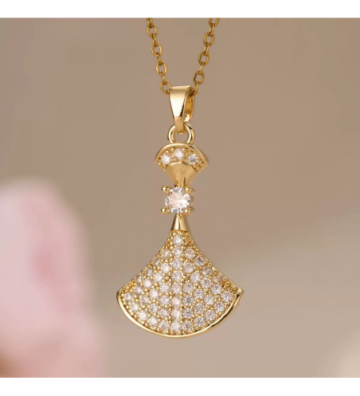 Collares acero Dorado...