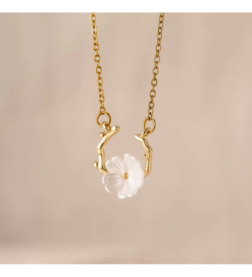 Collares acero Dorado...