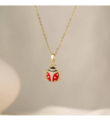 Collares acero Dorado...