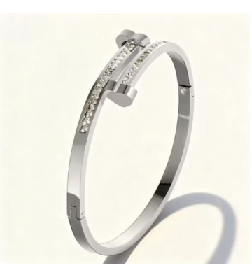 Pulseras brazaletes acero...